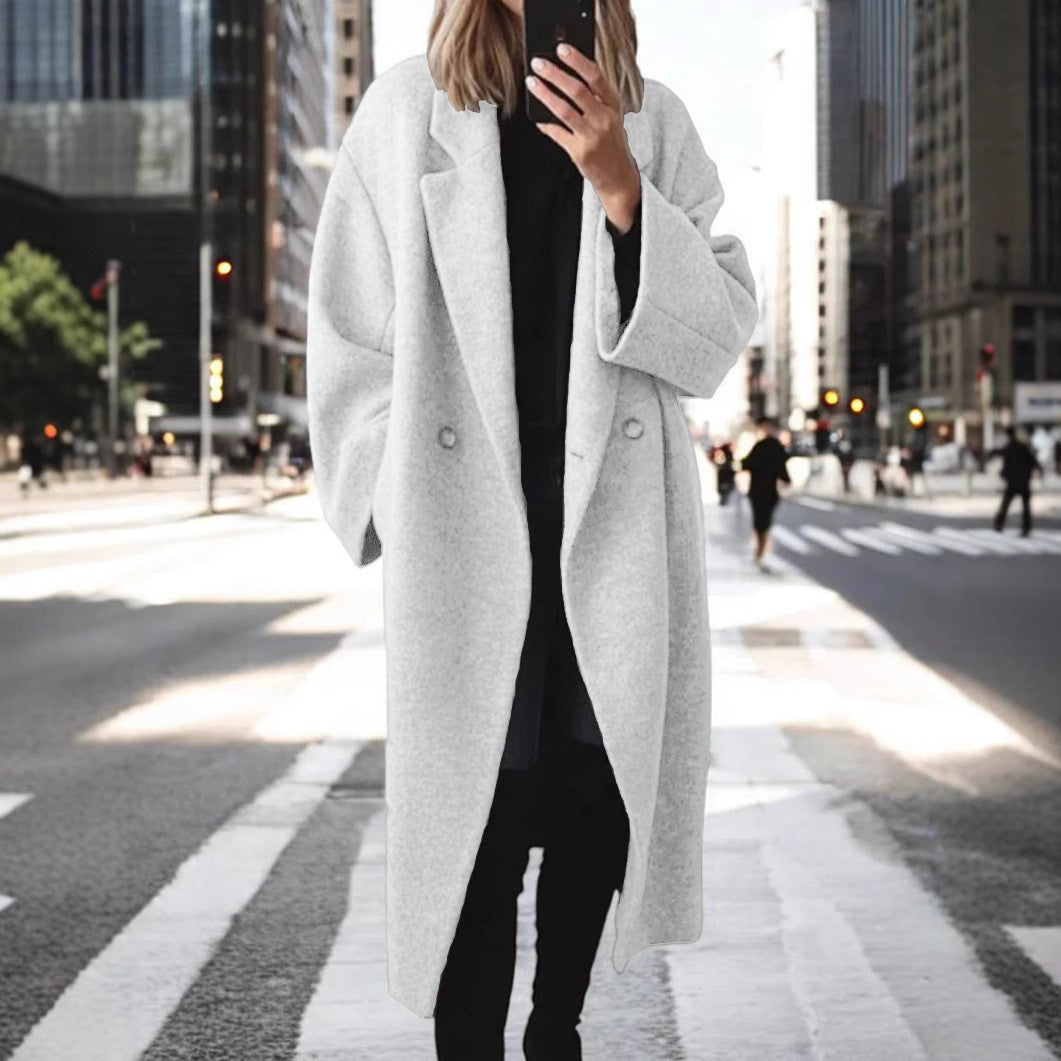 Women's Oversized Wool Coat Mune