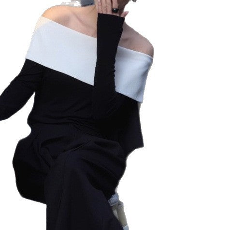 Ladies Elegant and Stylish Jumpsuit with Off-Shoulder Design Drune