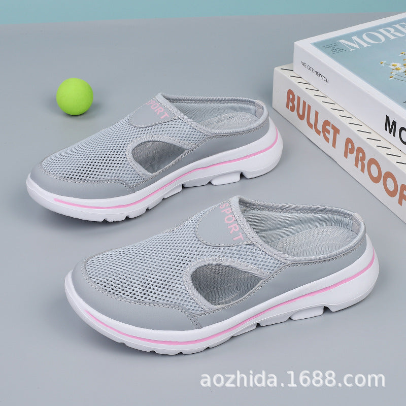 Women's breathable mesh slip-ons with ergonomic comfort insole Mune Fashion