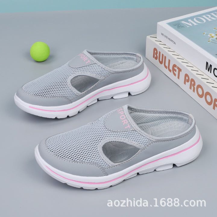 Women's breathable mesh slip-ons with ergonomic comfort insole Mune Fashion