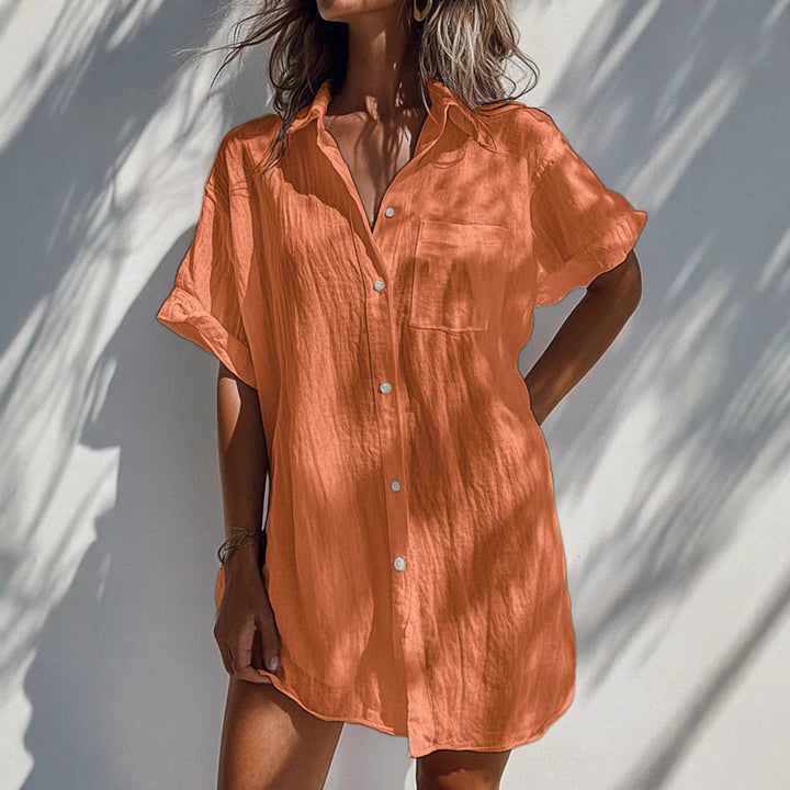 Ladies light and airy short-sleeve blouse Mune Fashion