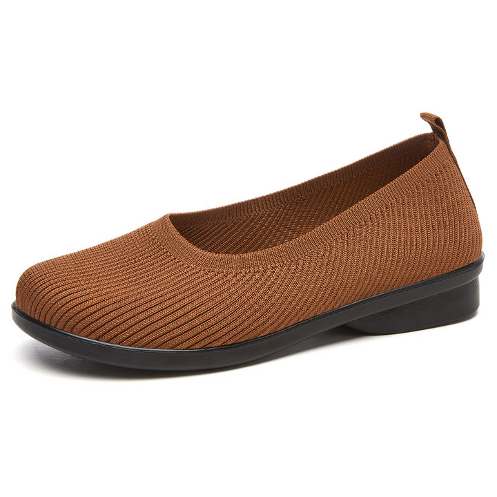 Women’s seamless comfort ballerina made of technical knit with ergonomic memory footbed and flexible profile sole Mune Fashion