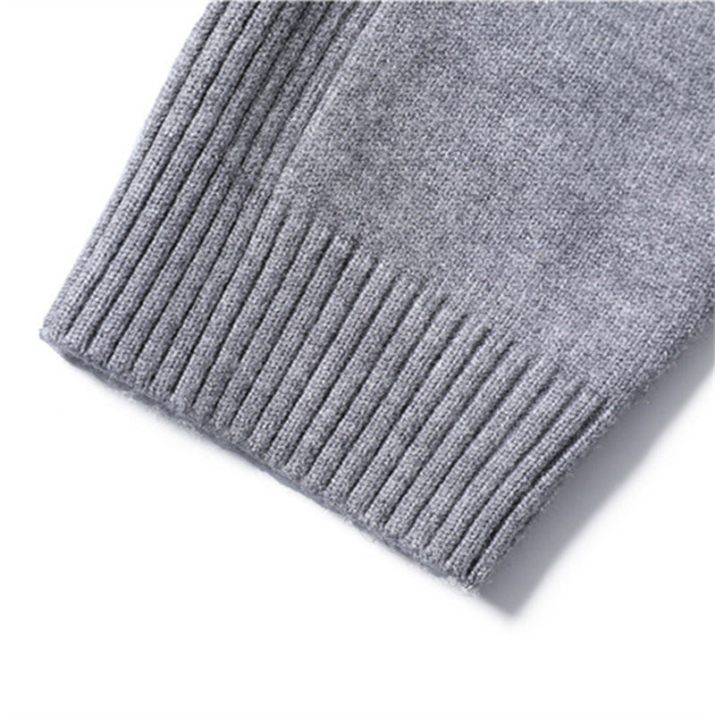 Men's Fashionable Turtleneck Sweater Made Of Fine Merino Wool Mune