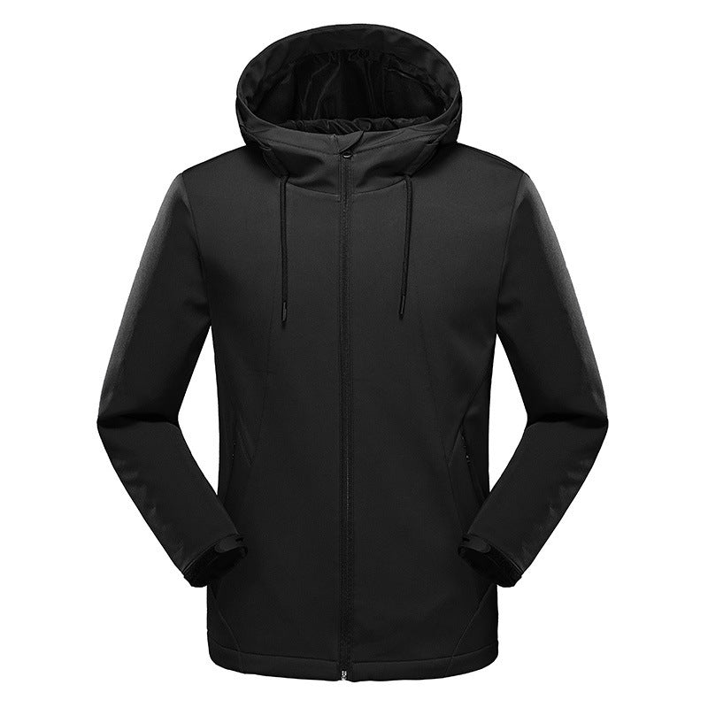 Women Tailored Softshell Jacket with Hood, windproof membrane and concealed zippers Mune Fashion