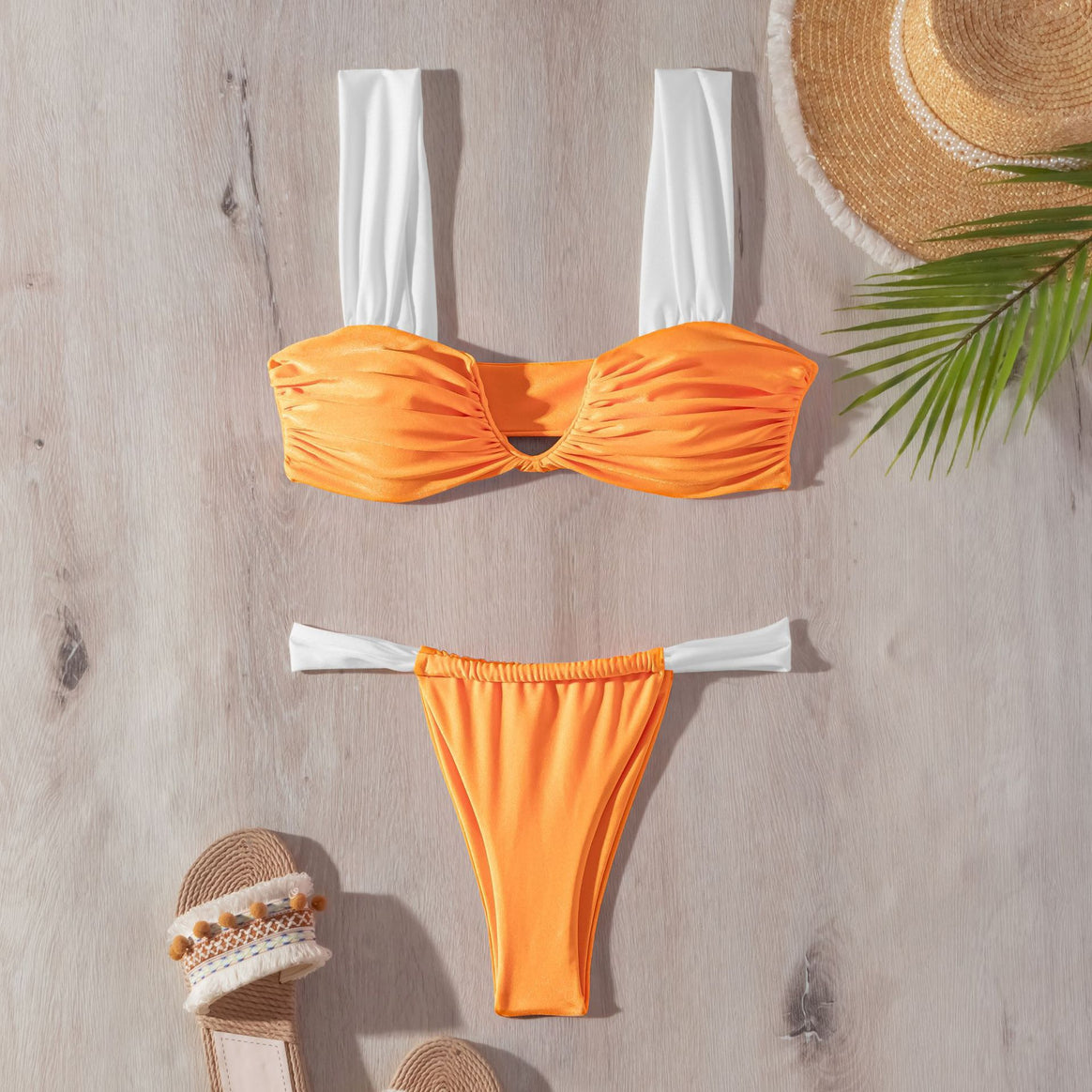 Ladies Push-Up Bikini with Ruffle Details Mune Fashion
