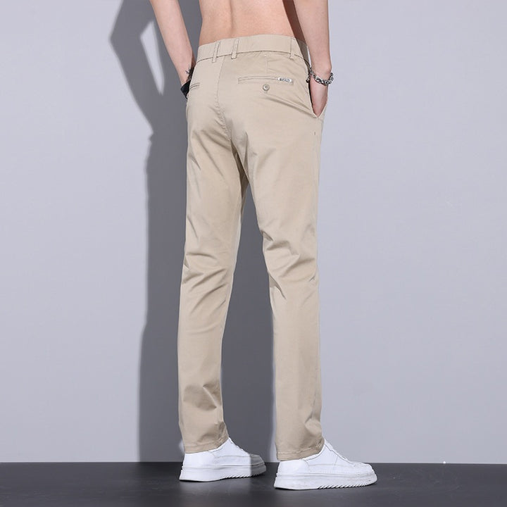 Men's elegantly cut casual pants with practical pockets Mune Fashion