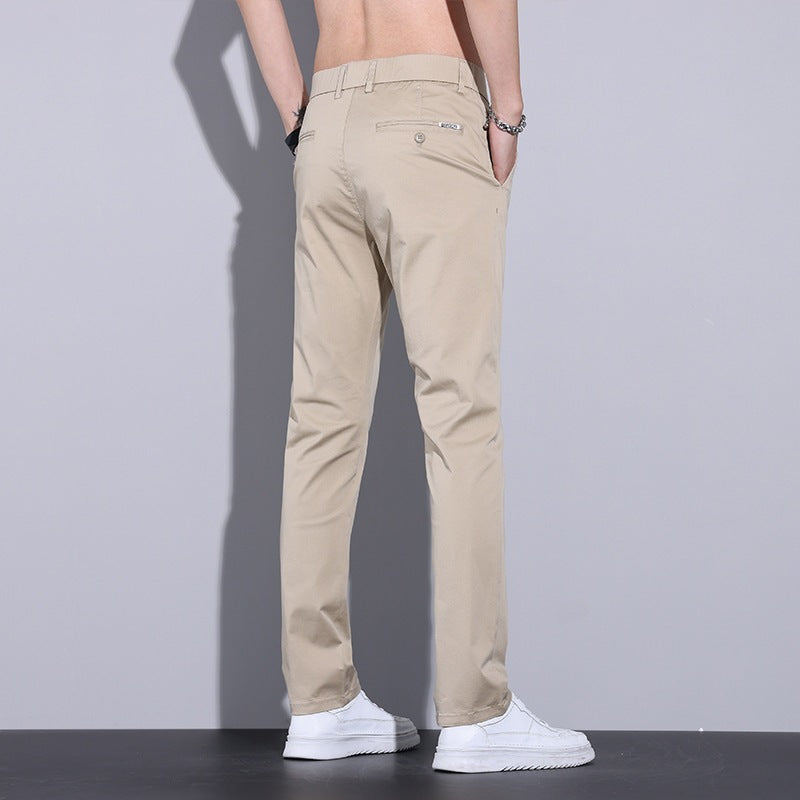 Men's elegantly cut casual pants with practical pockets Mune Fashion