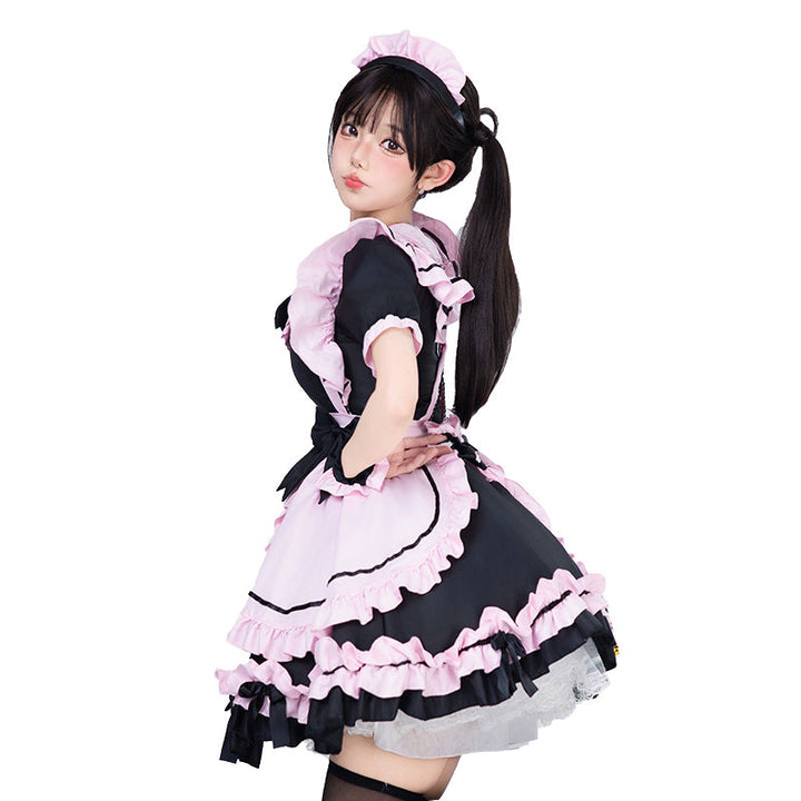 Girls playful costume dress with ruffles and cat ears Mune Fashion