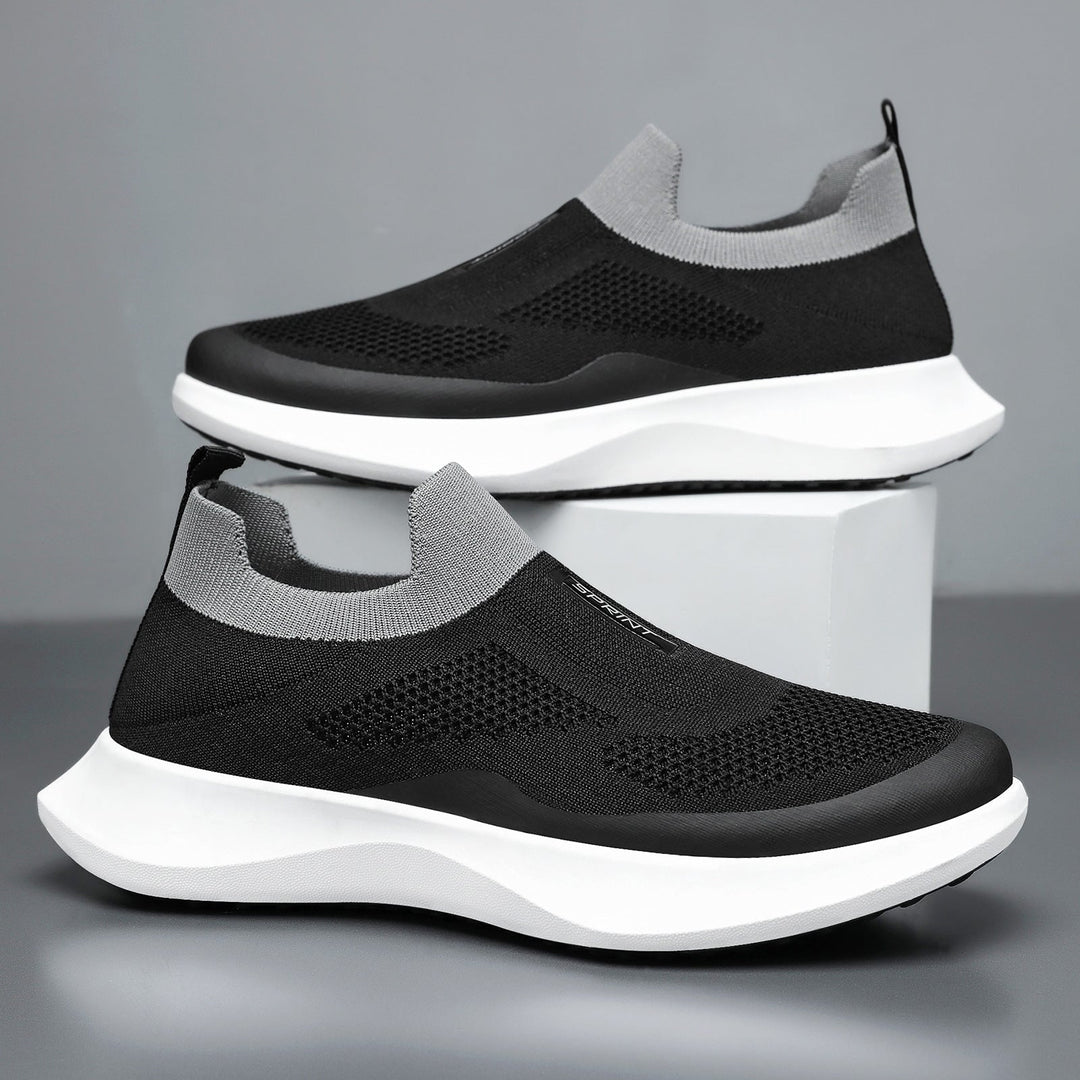 Women's Light Sneakers with Elastic Mesh Upper Mune Fashion