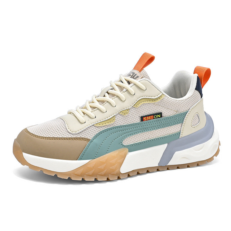 Men's Retro Outdoor Sneakers with contoured trail sole and breathable mesh Mune Fashion