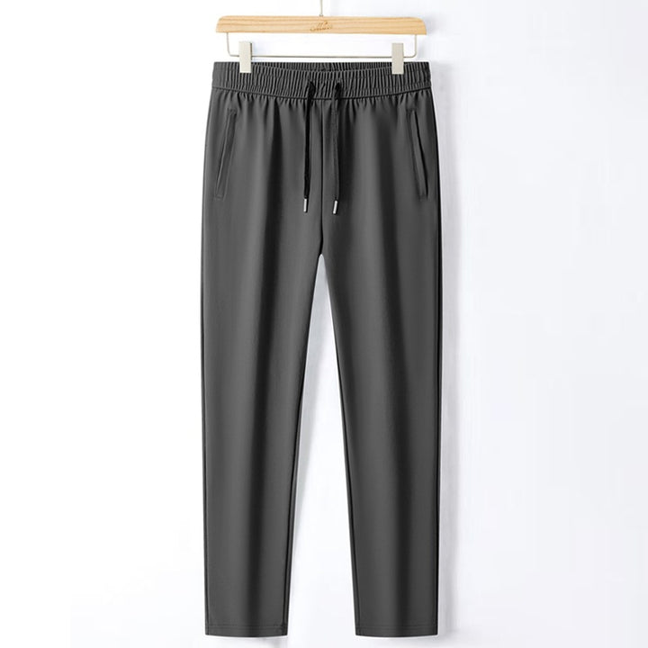 Men's Lightweight Tech Jogging Pants with Elastic Waistband, Drawstring, and Slim Fit Mune Fashion
