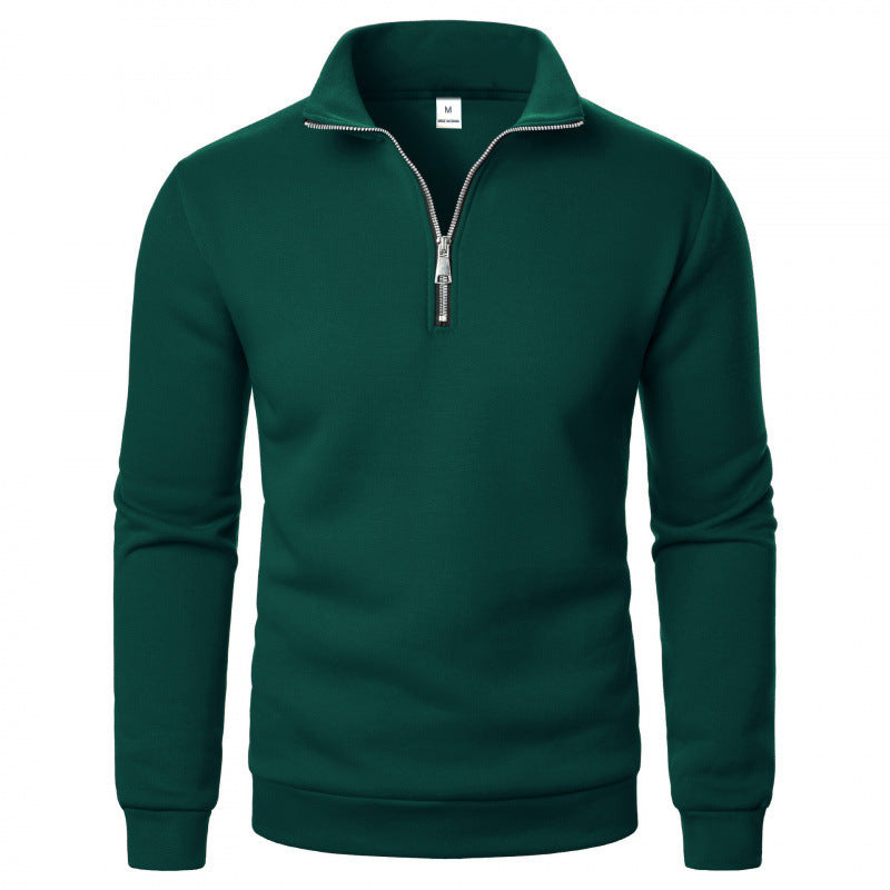 Men's Sporty Sweatshirt with Stand-Up Collar Mune Fashion