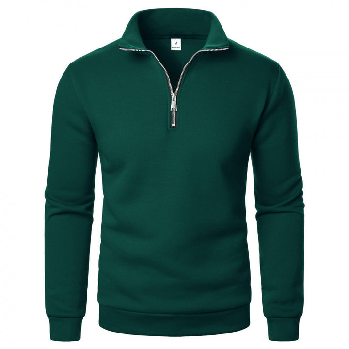 Men's Sporty Sweatshirt with Stand-Up Collar Mune Fashion