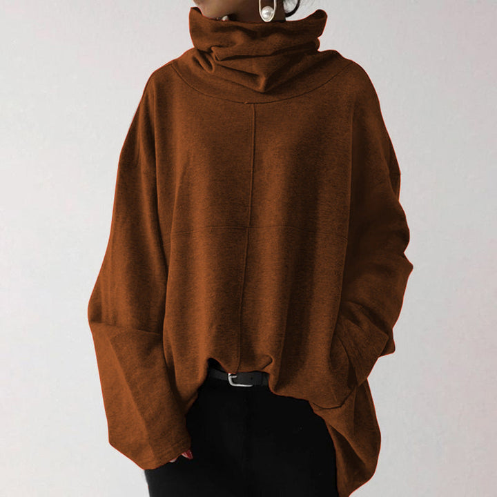 Mune | Trendy solid color turtleneck sweater
