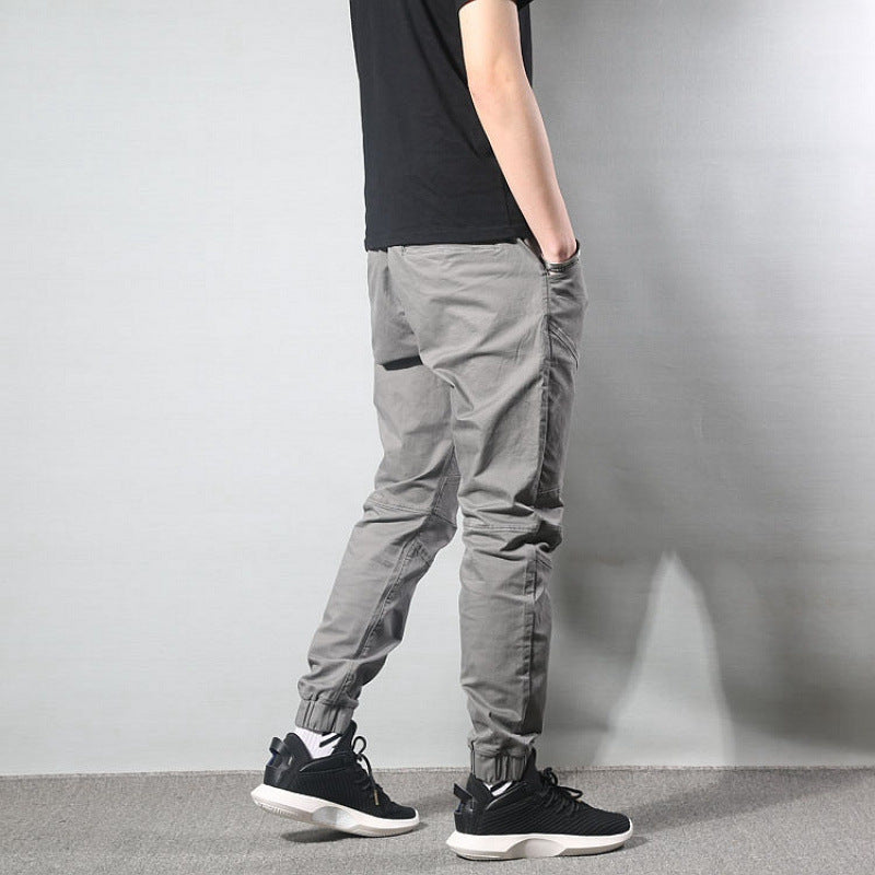 Men's Comfortable Cargo Pants with Elastic Waist Mune Fashion