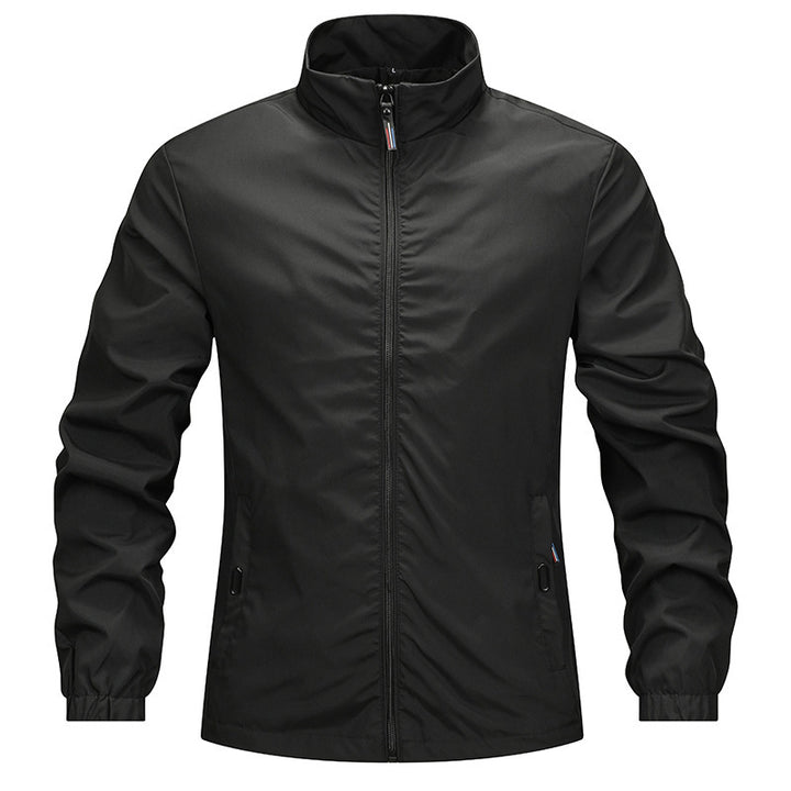 Men's sporty transitional jacket with detachable hood Mune Fashion