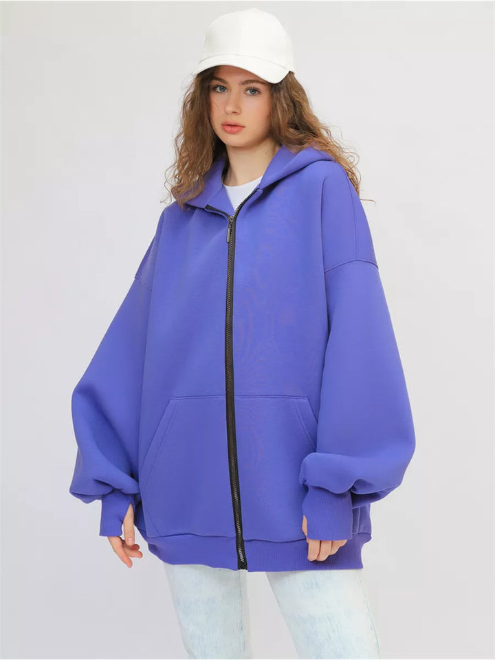 Women's Oversized Hooded Jacket Mune Fashion