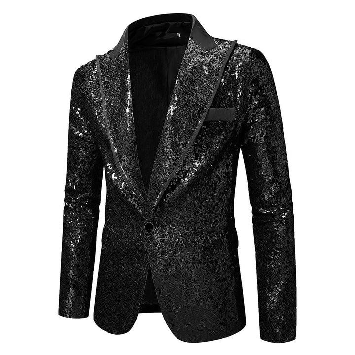 Men's Glittering Tuxedo Blazer Made Of High-Quality Satin Mune