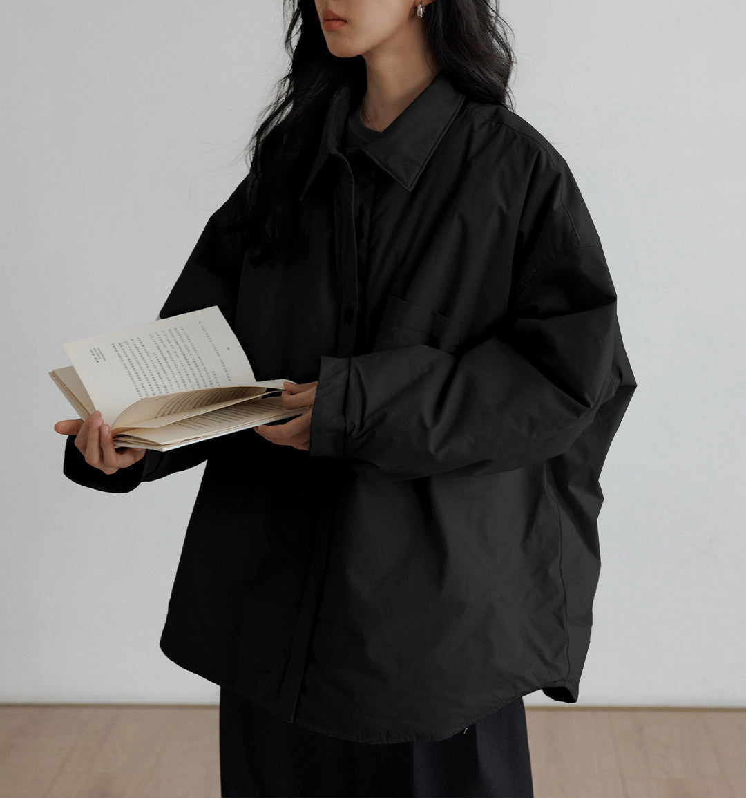 Women's Oversized Blouse with Button Detail Mune Fashion