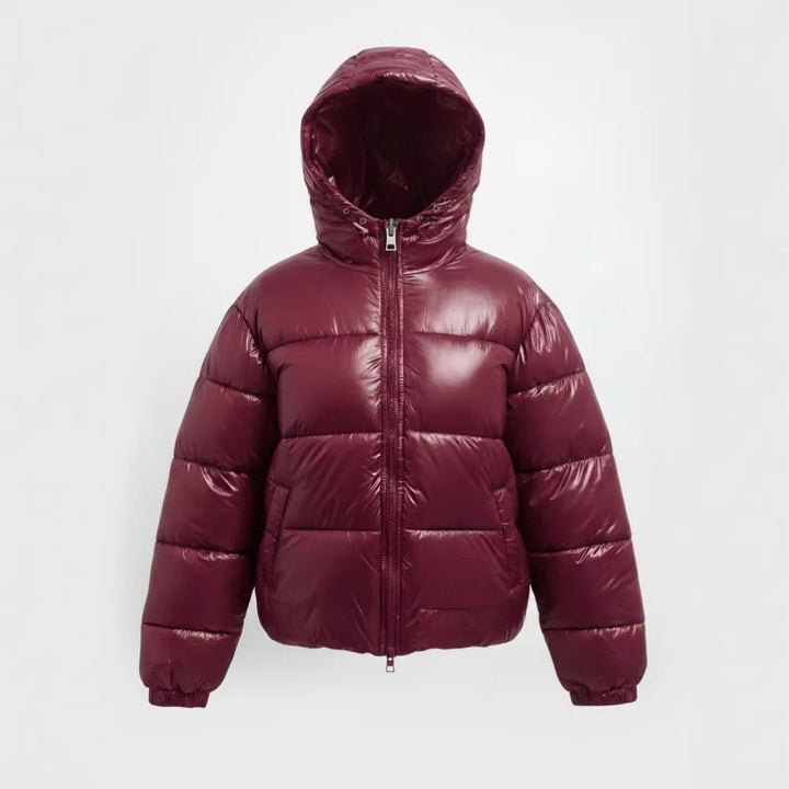 Women Stylish Down Jacket with Hood