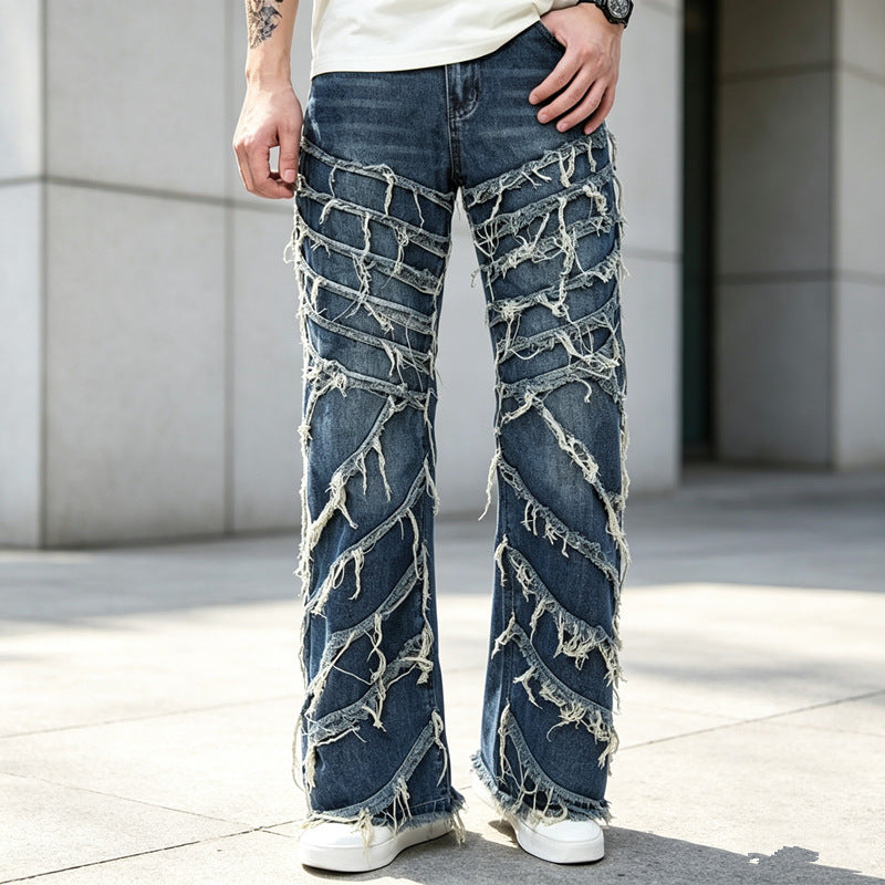 Women Trendy Ripped Jeans Mune Fashion