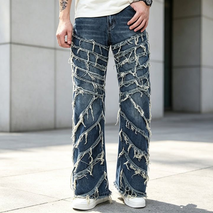 Women Trendy Ripped Jeans Mune Fashion