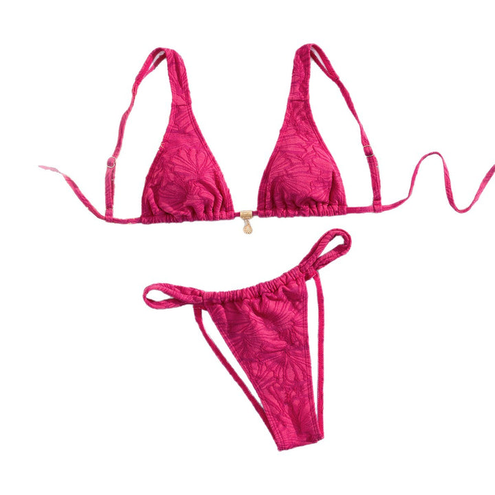 Women's triangle bikini with floral design Mune Fashion