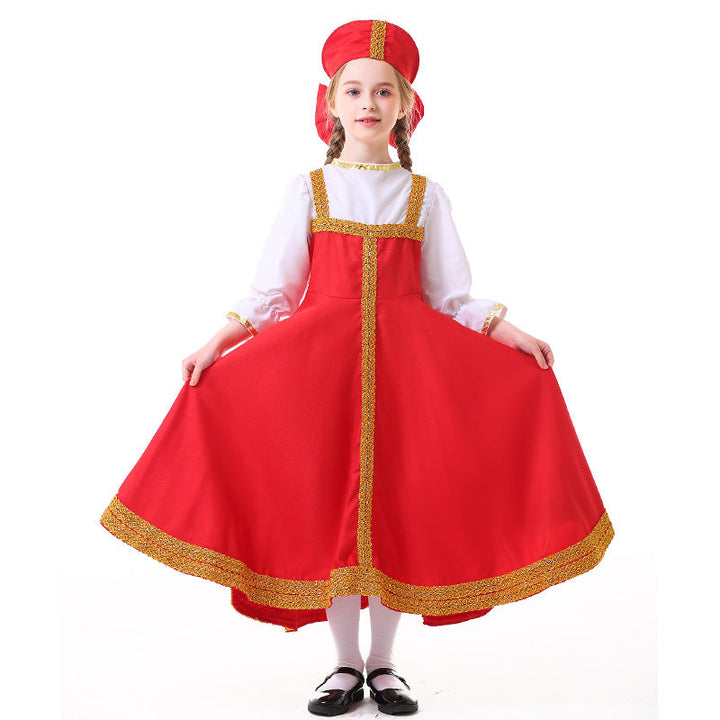 Girl Traditional Party Dress Mune Fashion