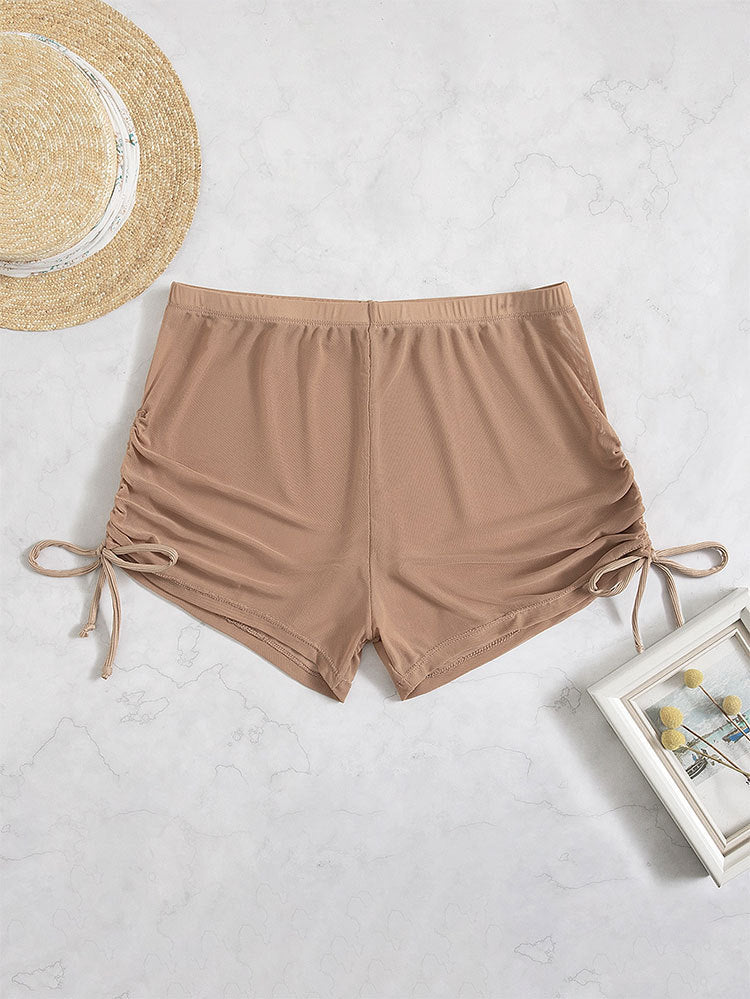 Ladies Comfortable Swim Shorts with Ruffle Details Mune Fashion