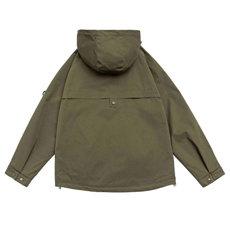 Unisex Oversized Utility Parka with hood, concealed front placket and multifunctional pockets Mune Fashion