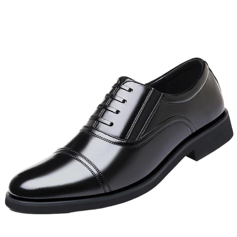 Men's Elegant and Glossy Dress Shoes Mune Fashion