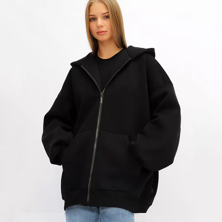 Women's Oversized Hooded Jacket Mune Fashion