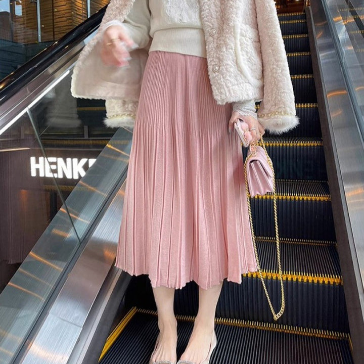 Women's Flowing Pleated Maxi Skirt Mune Fashion