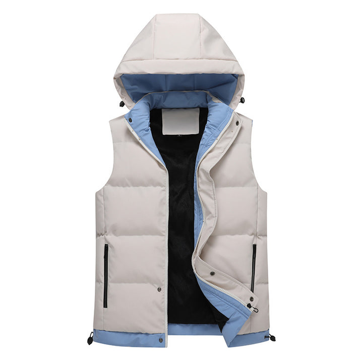 Women Fashionable Padded Vest with Hood Mune Fashion 1787711138