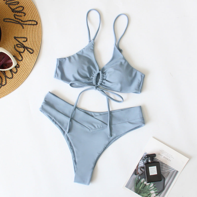 Women's Sportive Bikini Set with Adjustable Straps Mune Fashion