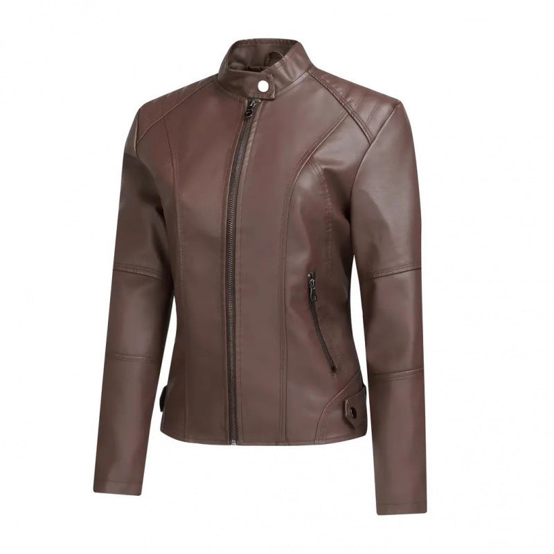 Women's Elegant and Modern Faux Leather Jacket