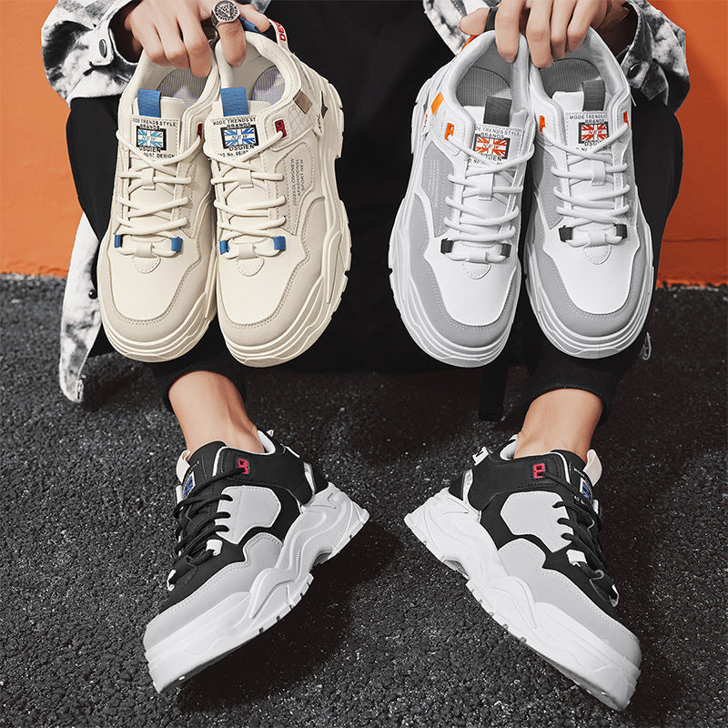 Men's chunky sneakers with breathable mesh, padded platform sole and technical comfort cushioning Mune Fashion