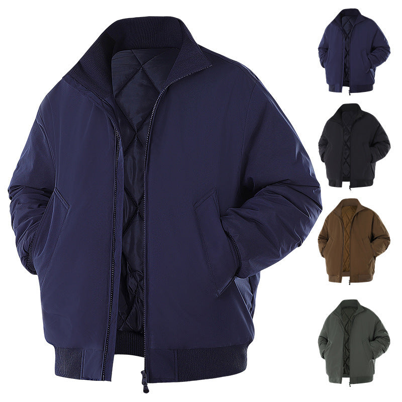 Men's Winter Jacket with Warm Inner Lining and Practical Pockets Mune