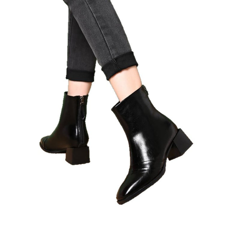 Women Elegant Chelsea Ankle Boots Mune Fashion