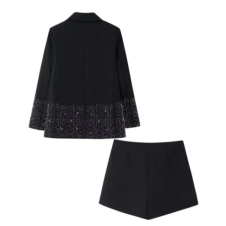 Women's tailored pencil skirt with pleats and shaping inner lining Mune Fashion