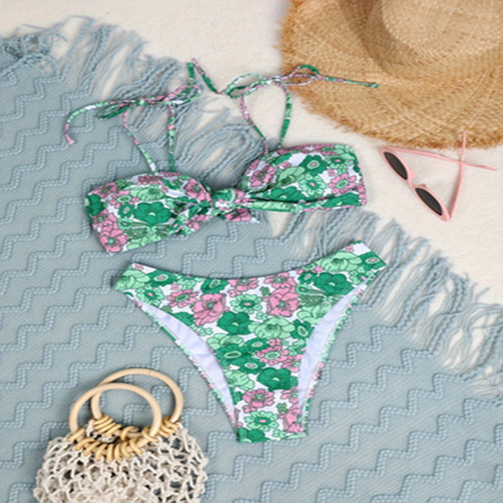 Women's Push-Up Bikini with Floral Design Mune Fashion