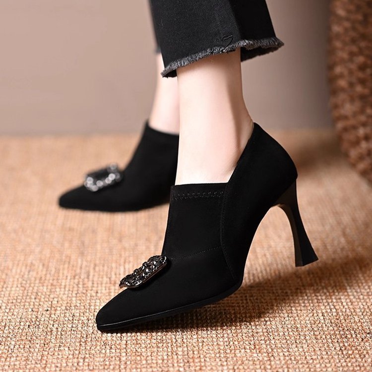Women's Elegant High Heel Pumps with Glitter Detail Mune Fashion