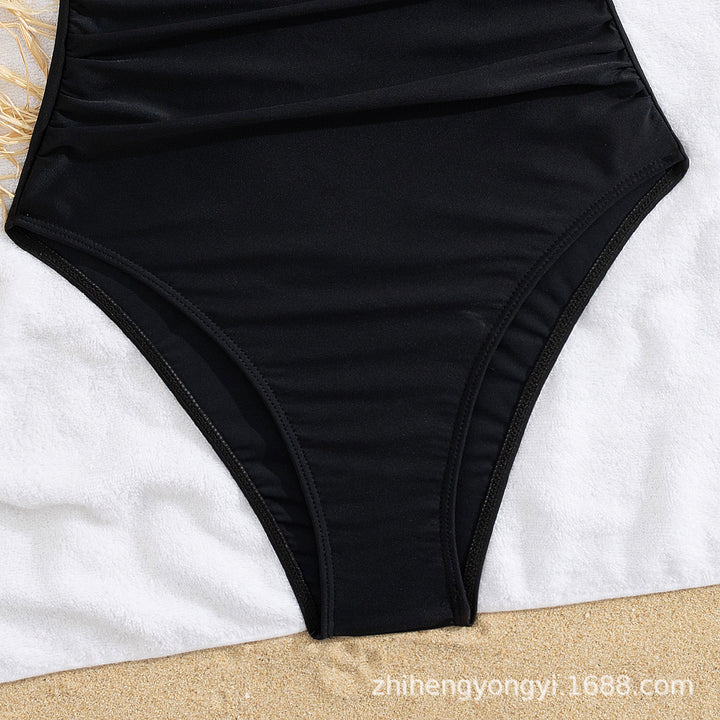 Women Elegant Swimsuit with Deep Neckline Mune Fashion