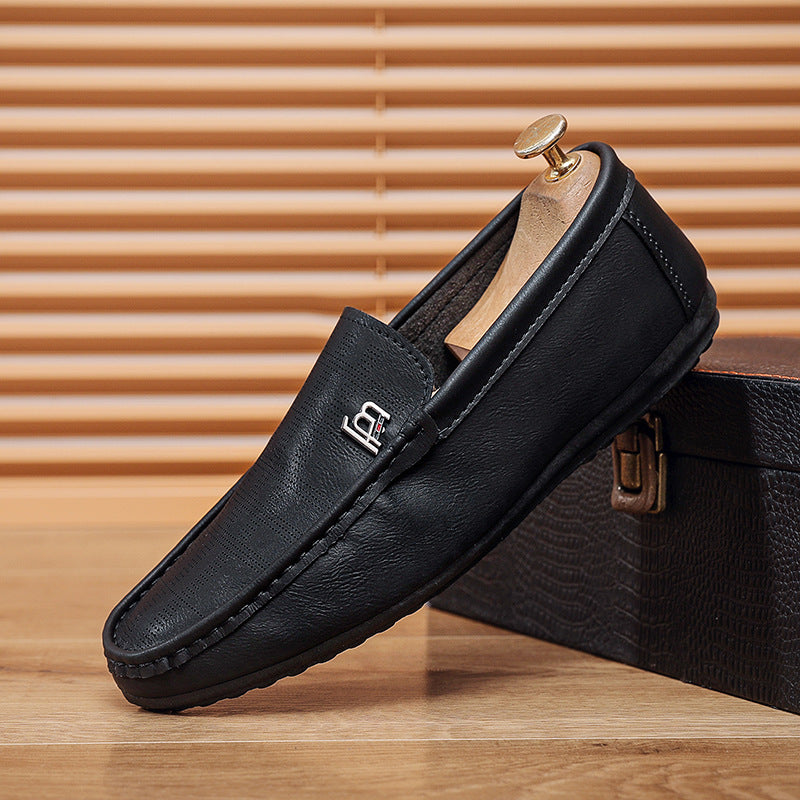 Men's Elegant Moccasins made of Soft Leather Mune Fashion