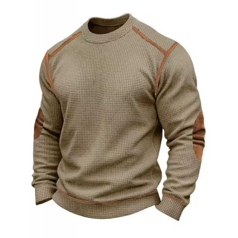 Men's Stylish Long Sleeve Sweater with Textured Design Mune Fashion