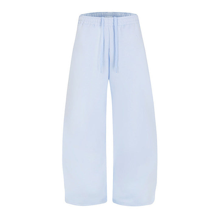 Women's Loose High-Waist Loungewear Pants with Drawstring and Wide Leg Mune Fashion