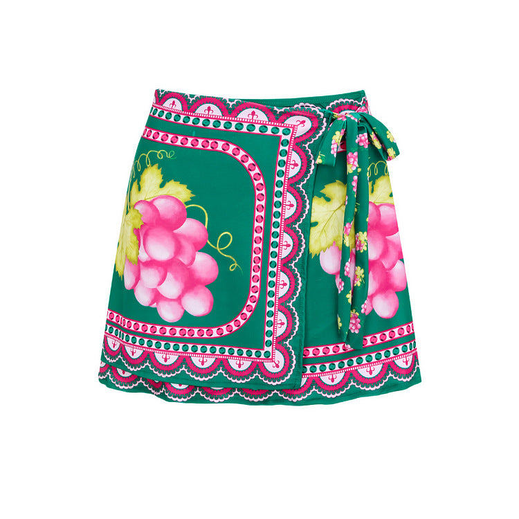 Women Stylish Elegant Swimsuit and Skirt Set Mune Fashion