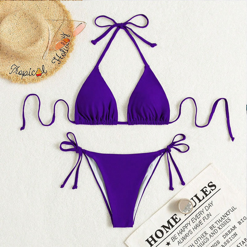 Women's triangle bikini with adjustable straps and sophisticated cut Mune Fashion