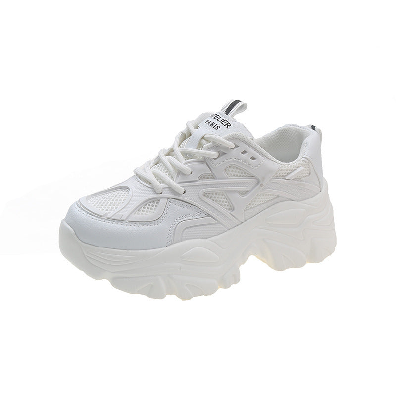 Women's Sporty Chunky Sneakers with Breathable Mesh Upper Mune Fashion