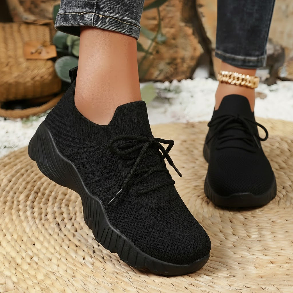 Women's Breathable sporty sneakers with elastic upper Mune Fashion